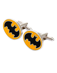 Batman-Cufflinks-Yellow-Black