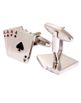 aces-silver-cufflinks